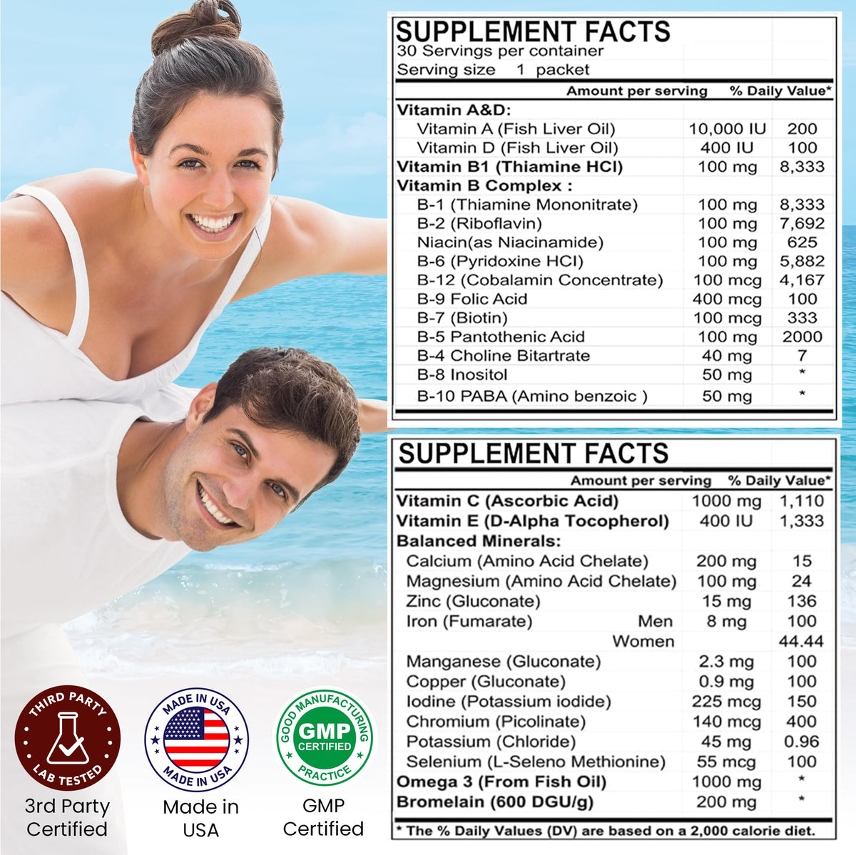 Peter's Choice Natural Daily Multivitamin & Mineral Pack - image 4