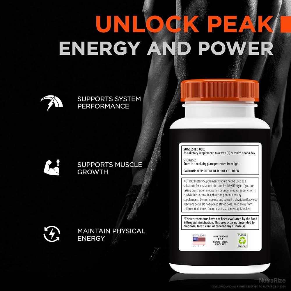 NutraRize VirilPrime Capsules for Energy & Stamina - 300 Capsules - image 6