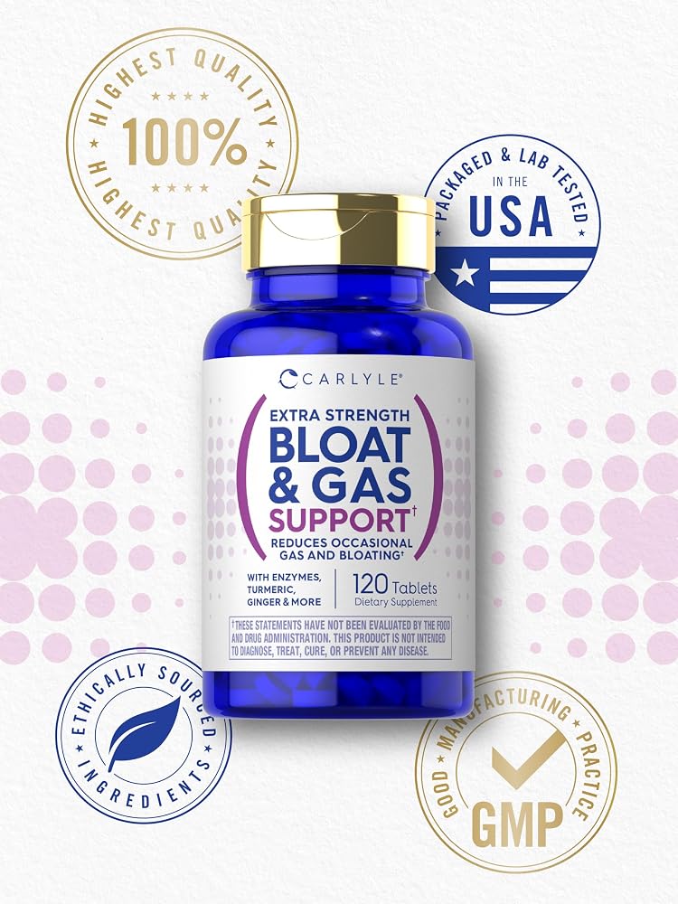 Carlyle Bloat & Gas Support - 120 Tablets - image 6