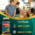 Tenmido Licorice Extract Capsules with Turmeric & Ginger - 90 Capsules - image 6