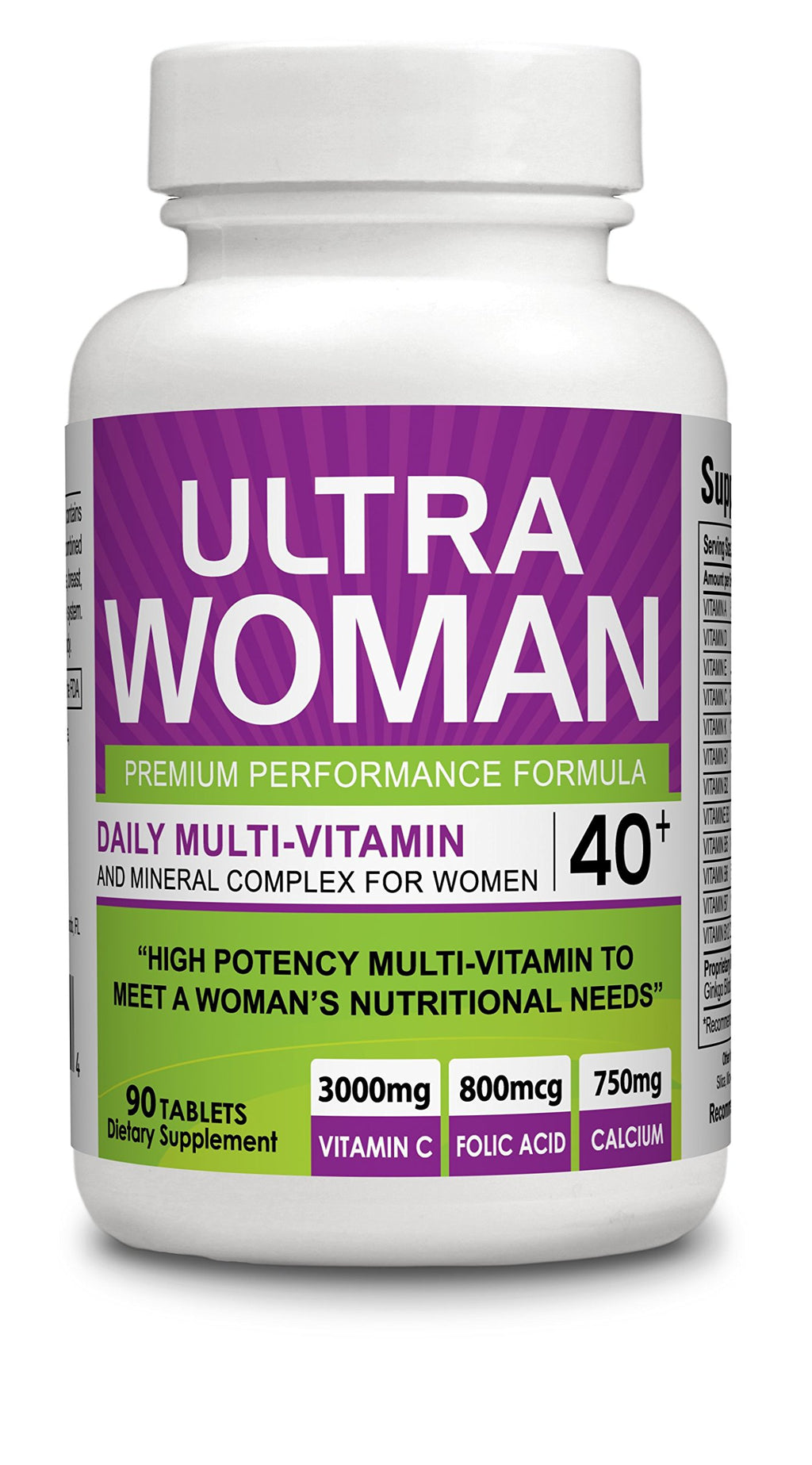Body Shop Nutrition Ultra Woman Multivitamin - 90 Tablets