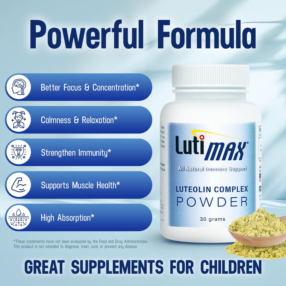 LutiMax Luteolin Complex Powder with Rutin