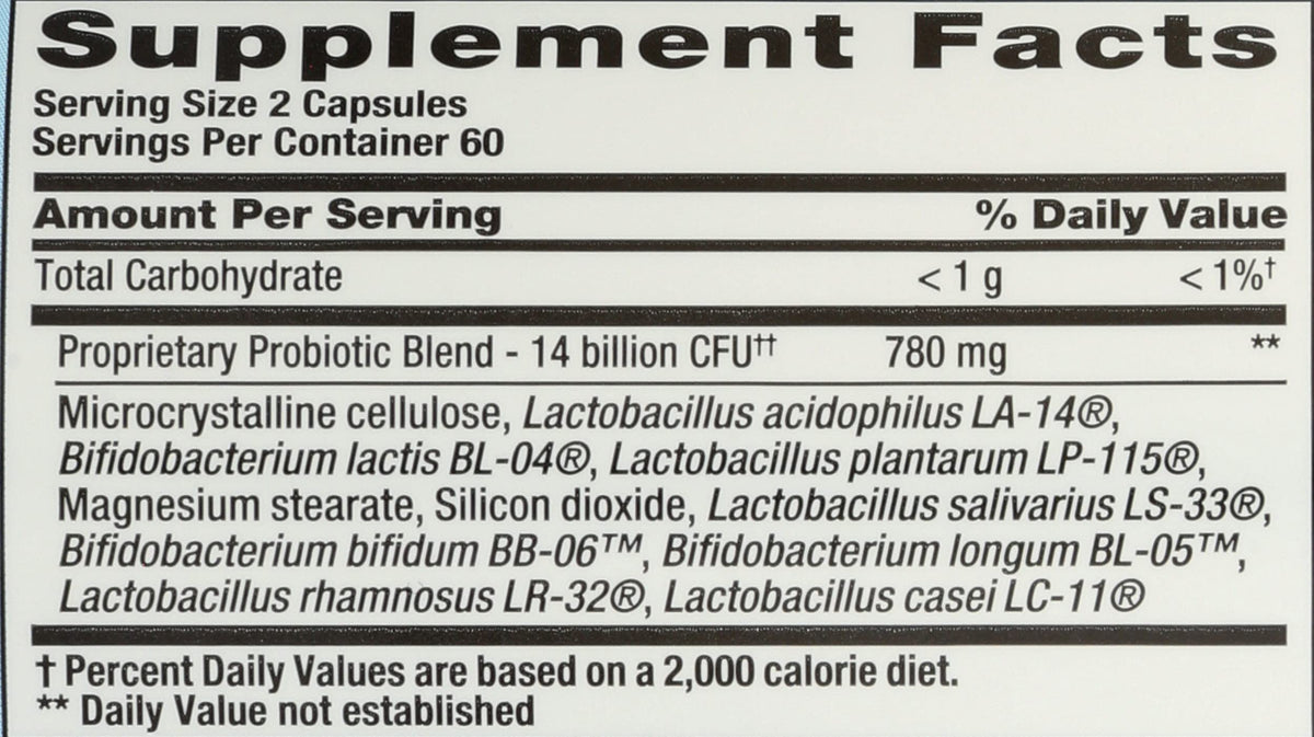 PB8 Probiotic 8 Strains Vegetarian Capsules - 120 Count - image 3