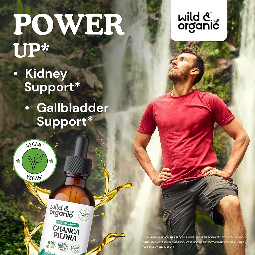 Wild & Organic Stone Breaker Chanca Piedra Liquid Extract - Kidney