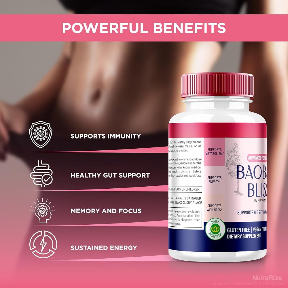 NutraRize Baobab Bliss Powder Capsules - 120 Capsules - image 7