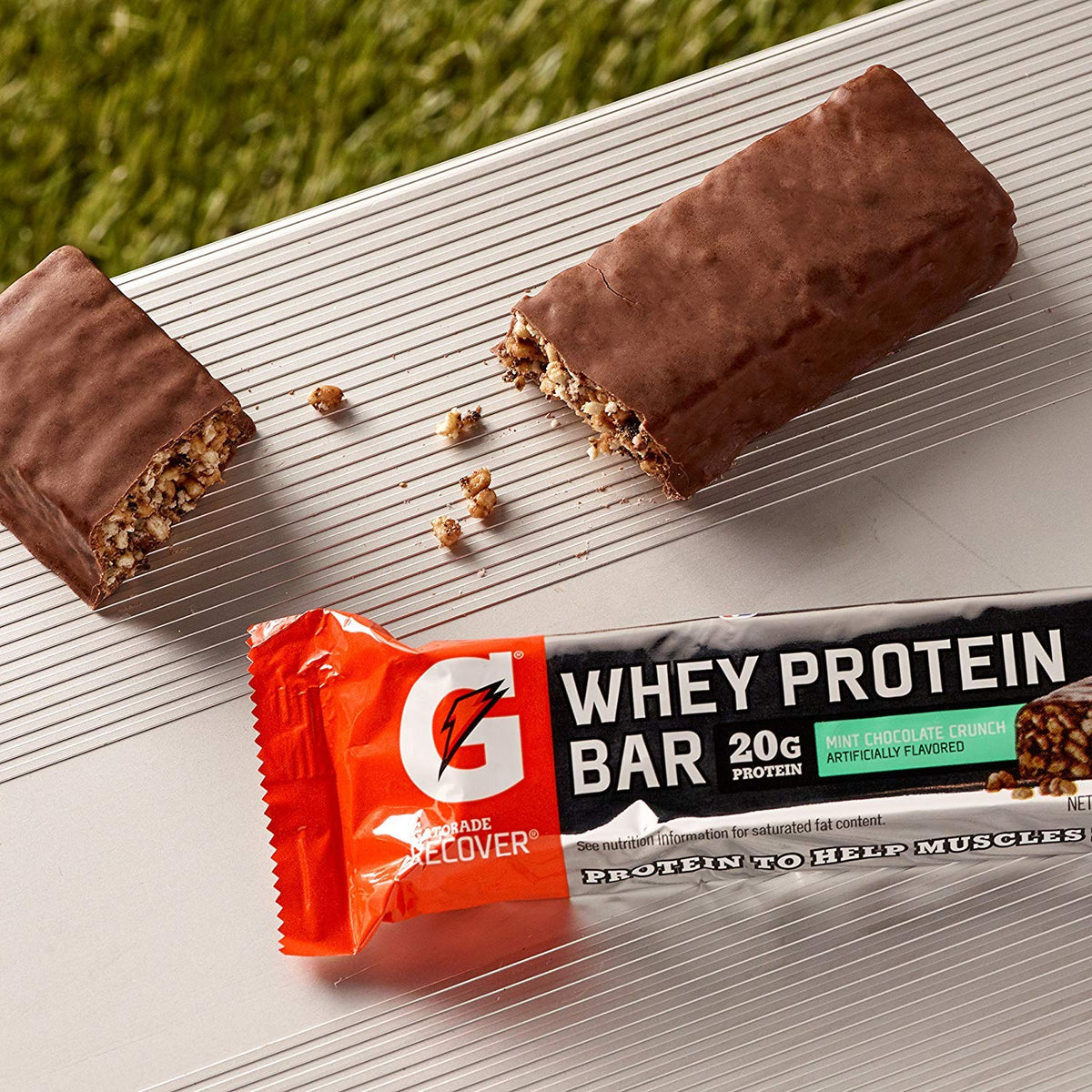 Gatorade Whey Protein Recover Bars Mint Chocolate Crunch - 12 Count - image 4