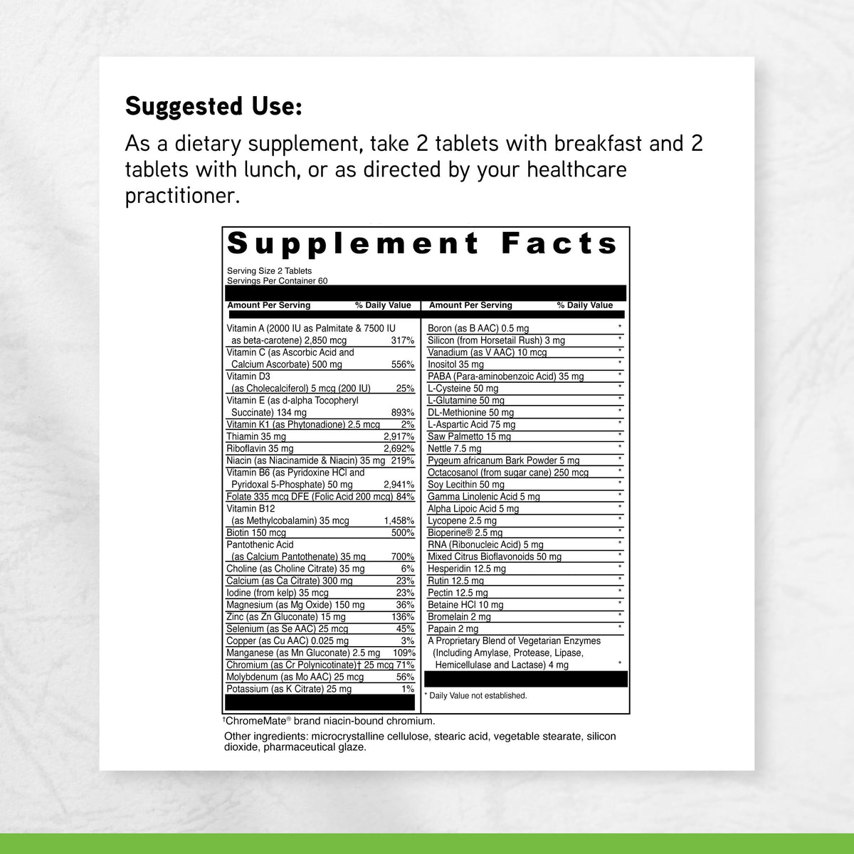 DAVINCI Labs Spectra Man Multivitamin - 120 Tablets - image 6