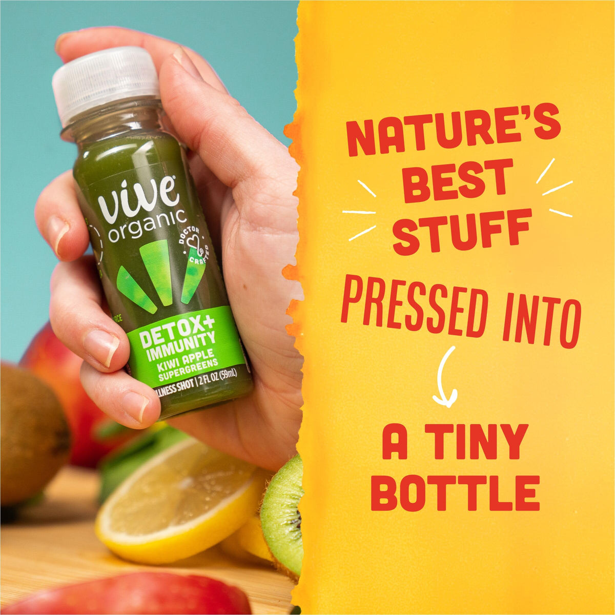 Vive Organic Detox + Immunity Kiwi Apple Wellness Shot - 2 fl oz - image 4