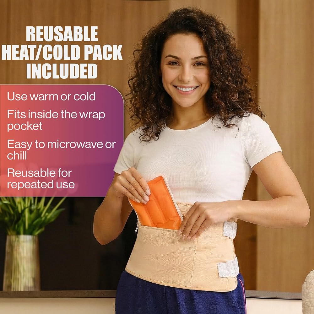 BELMAK Castor Oil Pack Wrap Kit with Heat Pack - 16.2 Fl Oz - image 6