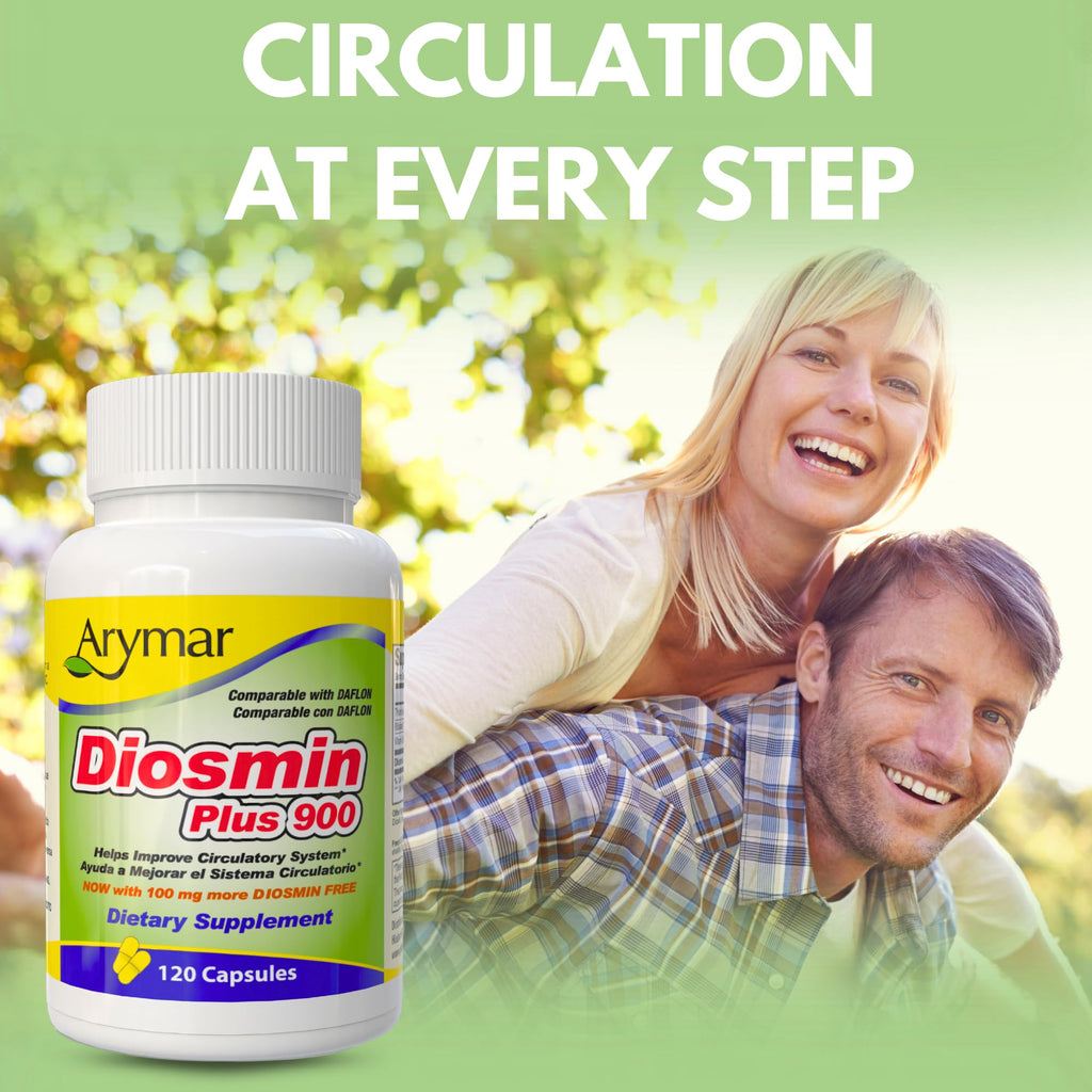 Arymar Diosmin Plus 900 Circulatory Support - 60 Capsules - image 8