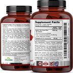 Zazzee Organic Red Yeast Rice 20:1 Extract with CoQ10 - 120 Capsules - image 7
