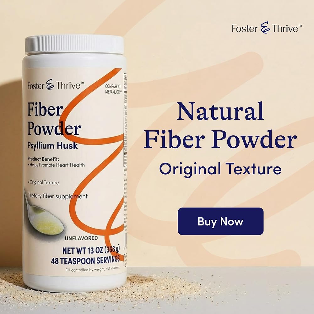 Foster & Thrive Daily Psyllium Husk Powder Supplement - 48 Doses - image 3