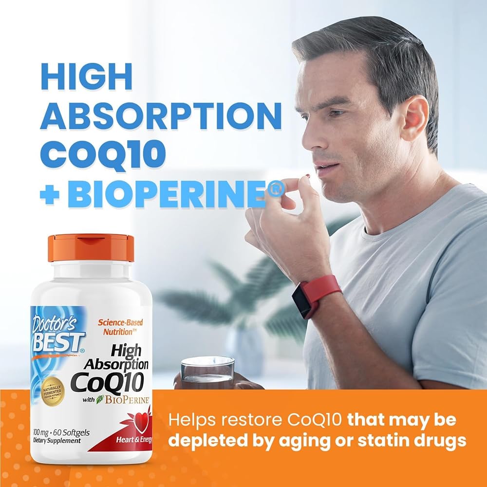Doctor's BEST CoQ10 100mg with BioPerine - 60 Softgels - image 5