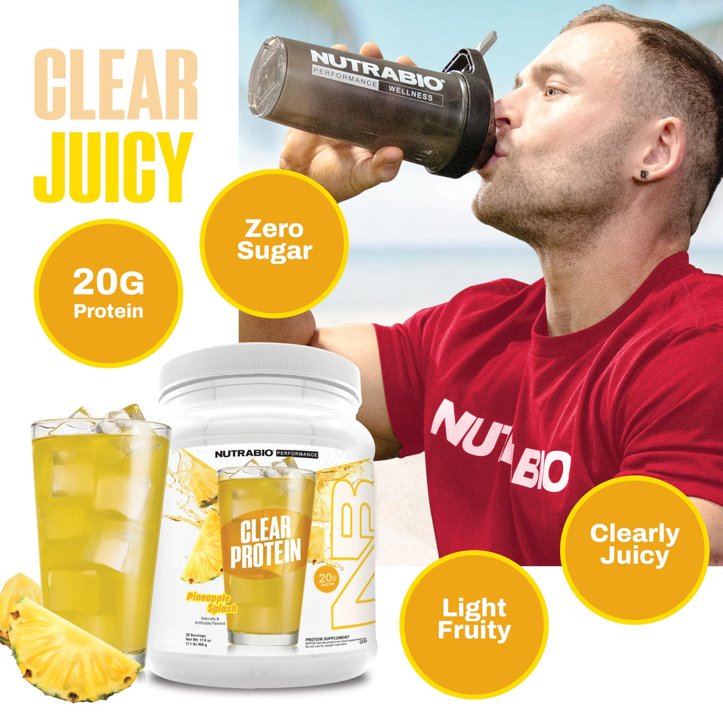 NutraBio Clear Whey Protein Isolate