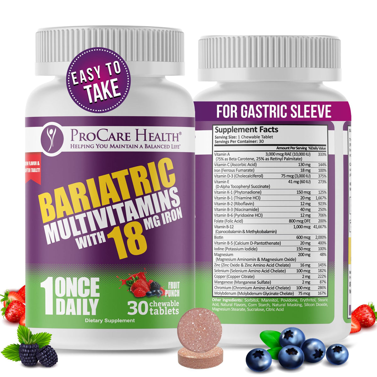 ProCare Health Parent Chewable 18mg