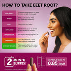 NUTRAHARMONY Beet Root Capsules - Healthy Blood Pressure Support