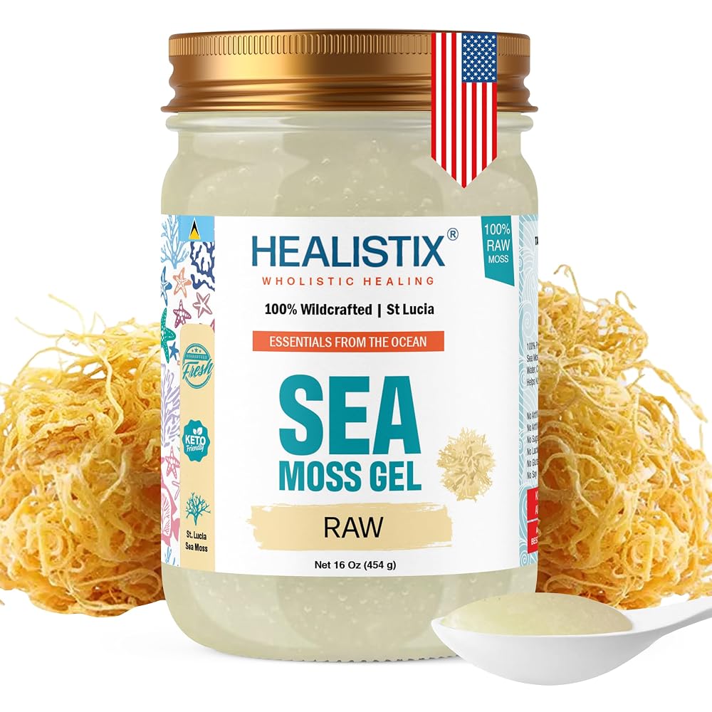 HX HEALISTIX Healistix Raw Sea Moss Gel - 16 Oz