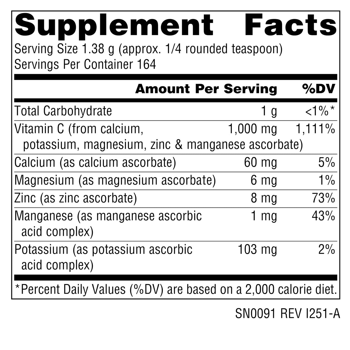 Source Naturals Ultimate Ascorbate C Powder