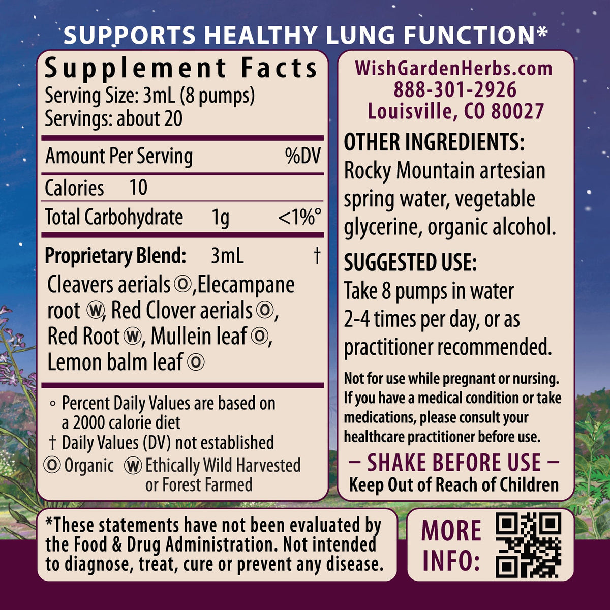 WishGarden Respiratory Strenth - Parent