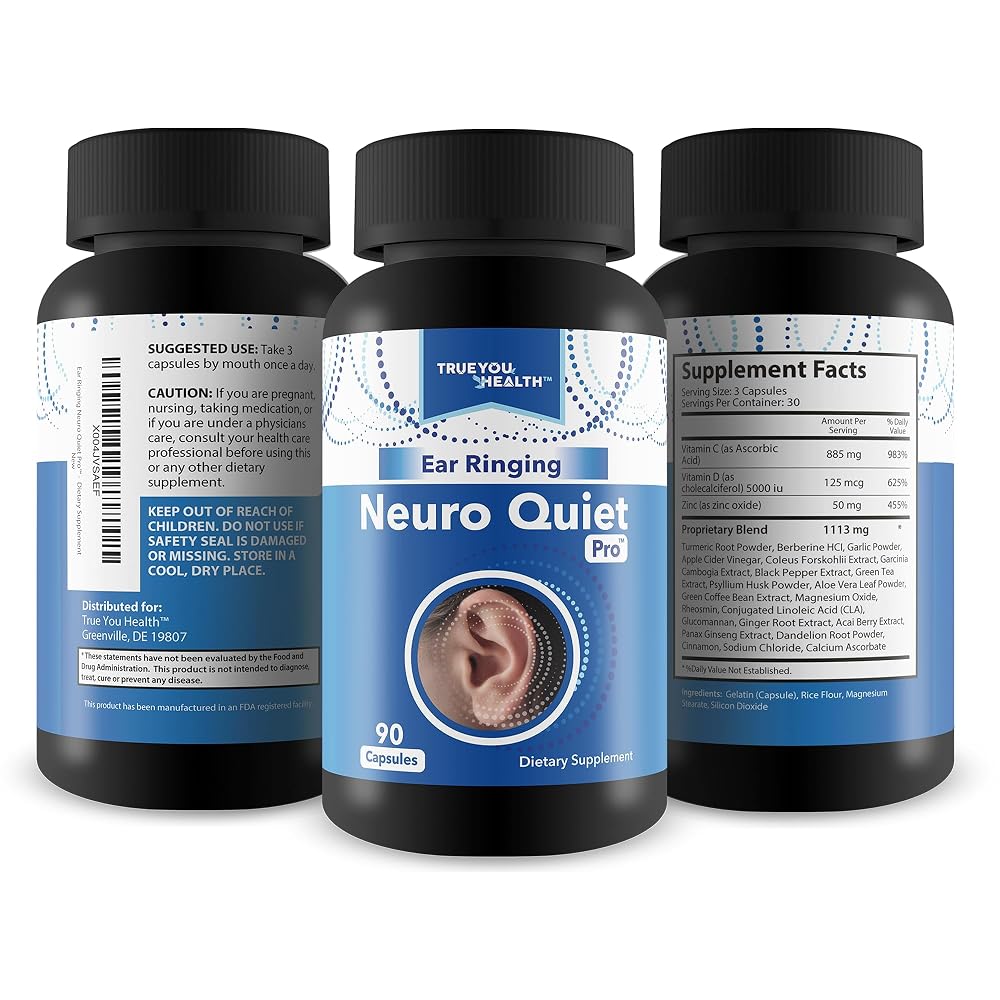 True You Health Ear Ringing Neuro Quiet Pro - 90 Capsules - image 4