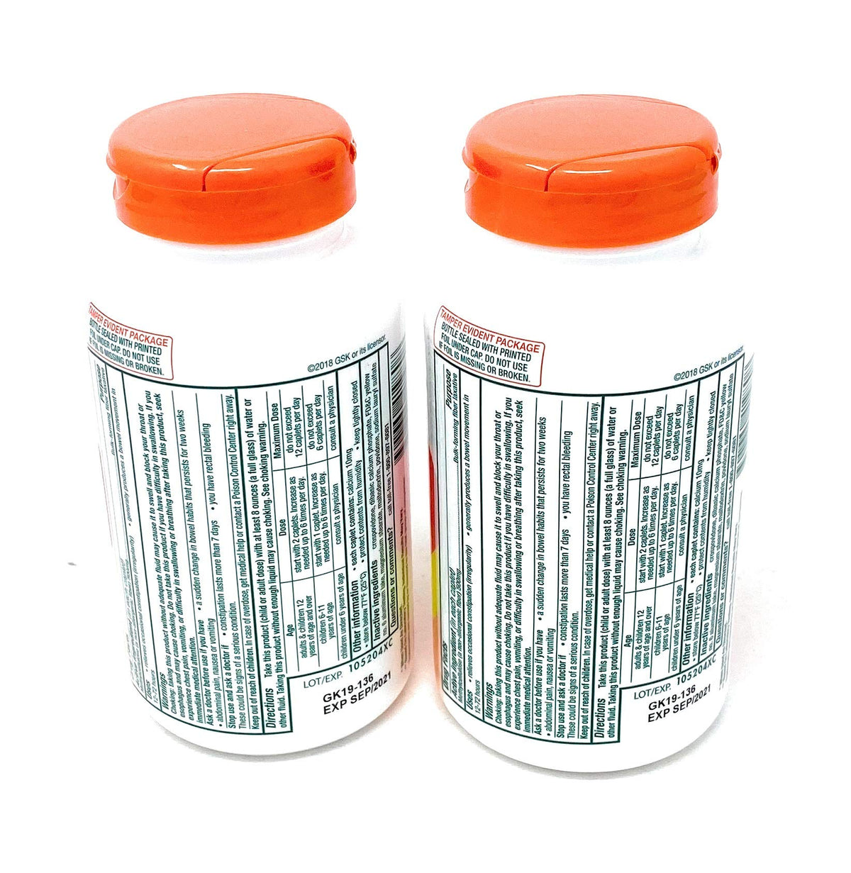 Citrucel Fiber Therapy Methylcellulose - 480 Caplets - image 4