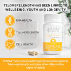 PURAZ Telomere Supplement with Astragalus & Collagen - 60 Capsules - image 3