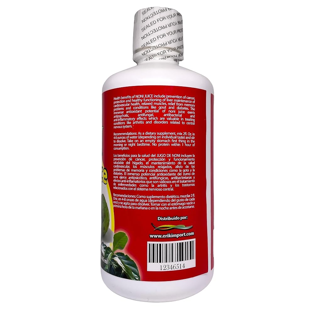 Productos El Colibri Noni Juice Liquid Dietary Supplement - 32 Fl Oz - image 3