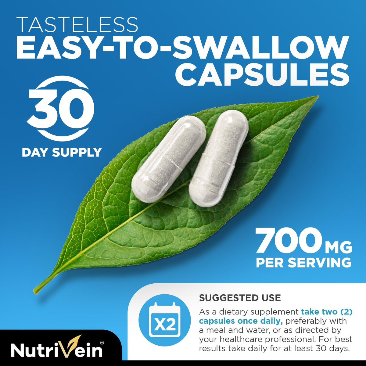 Nutrivein Liposomal Glutathione 700 mg - 60 Capsules - image 5