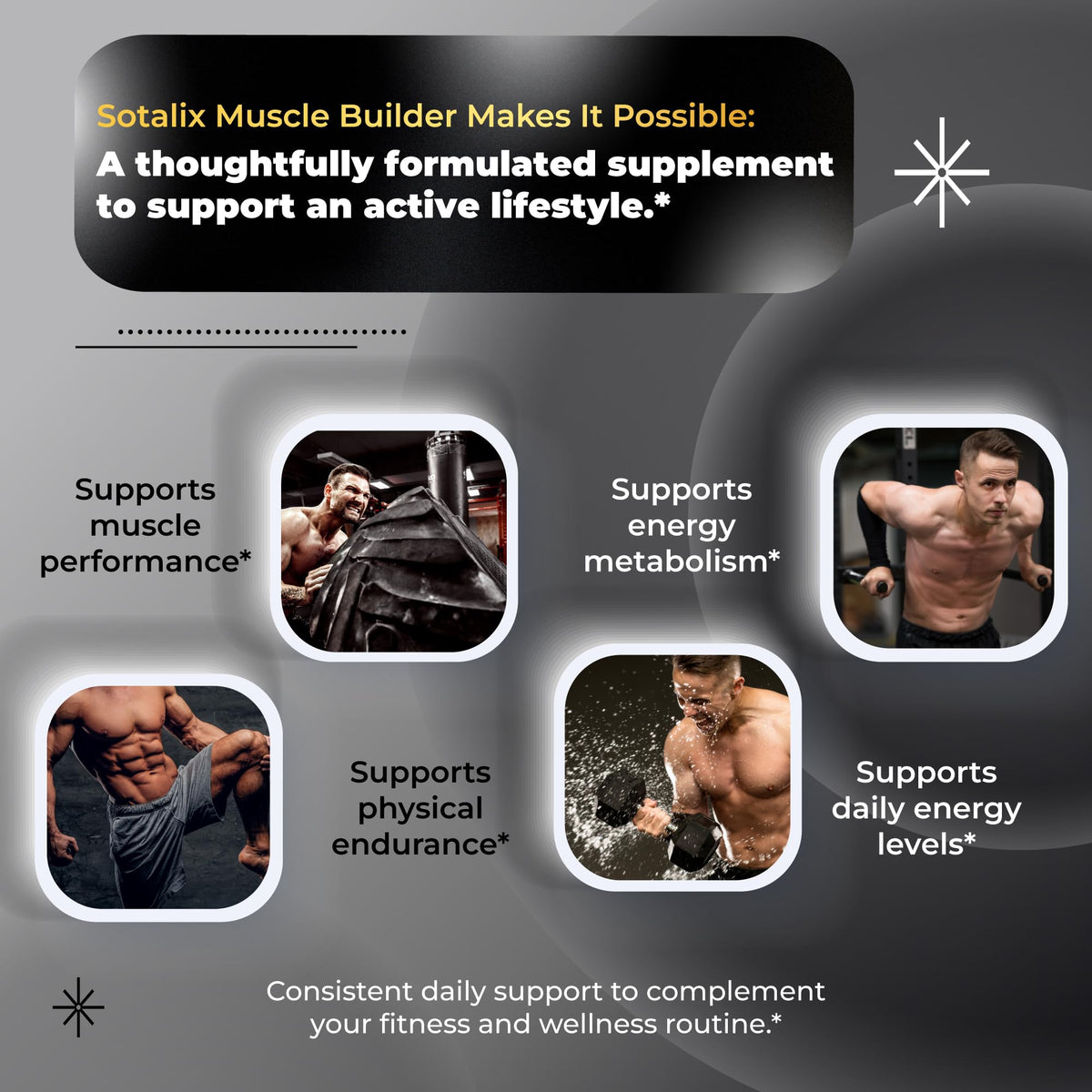 Sotalix Ultra Muscle Builder 7-in-1 with Horny Goat Weed - 150 Capsules - image 3