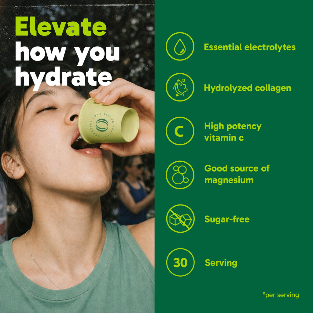 Organika Enhanced Electrolytes with Collagen