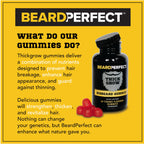 BeardPerfect ThickGrow Beard Growth Gummies with Biotin - 60 Gummies - image 3