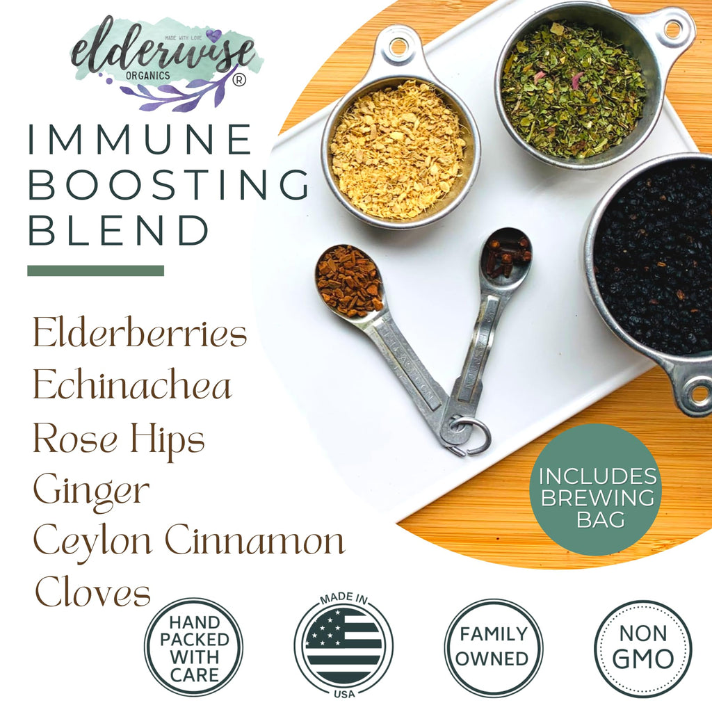Elderwise Organics Elderberry Syrup Kit 2X - Makes 32oz Each - image 3