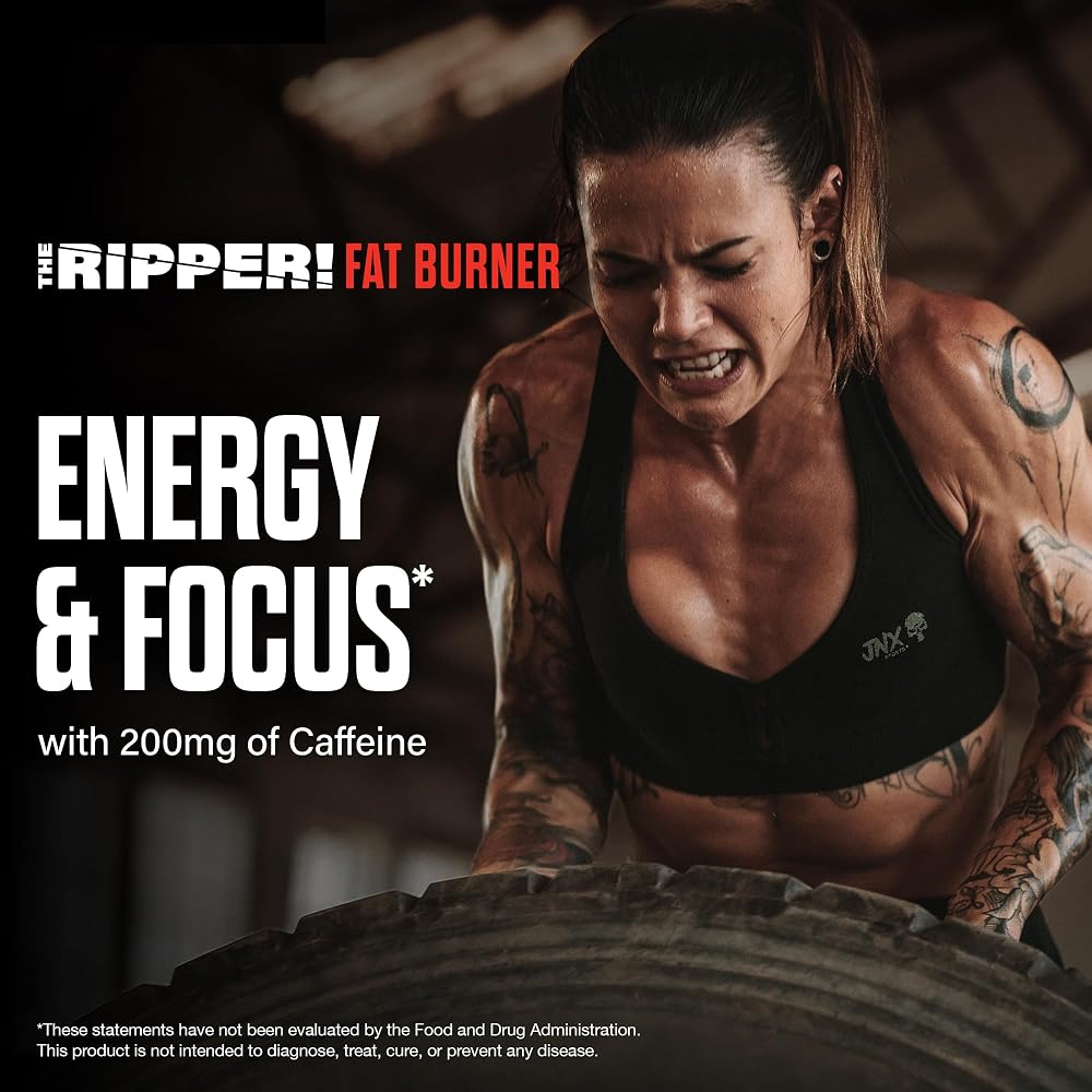 JNX SPORTS The Ripper Thermogenic Fat Burner Pre-Workout Powder - 30 Servings - image 6