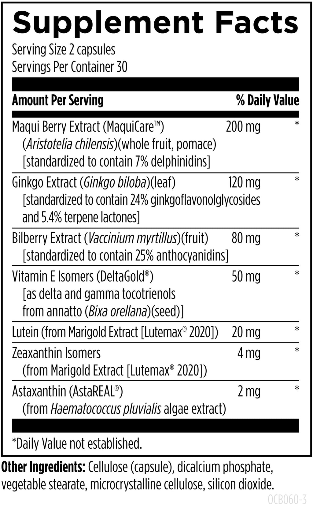Designs for Health OcuForce Blue Eye Support - 60 Capsules - image 5