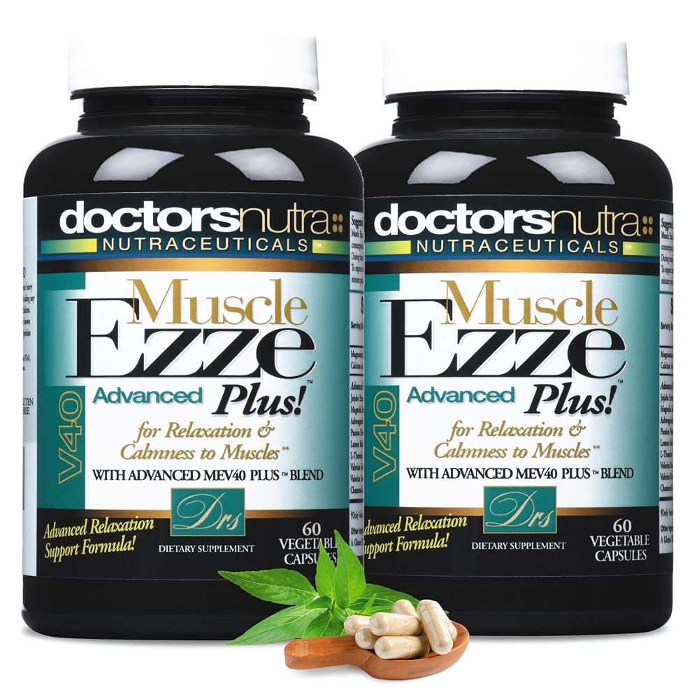 Doctors Nutra Muscle Ezze Plus Natural Relaxant - 120 Vegetarian Capsules