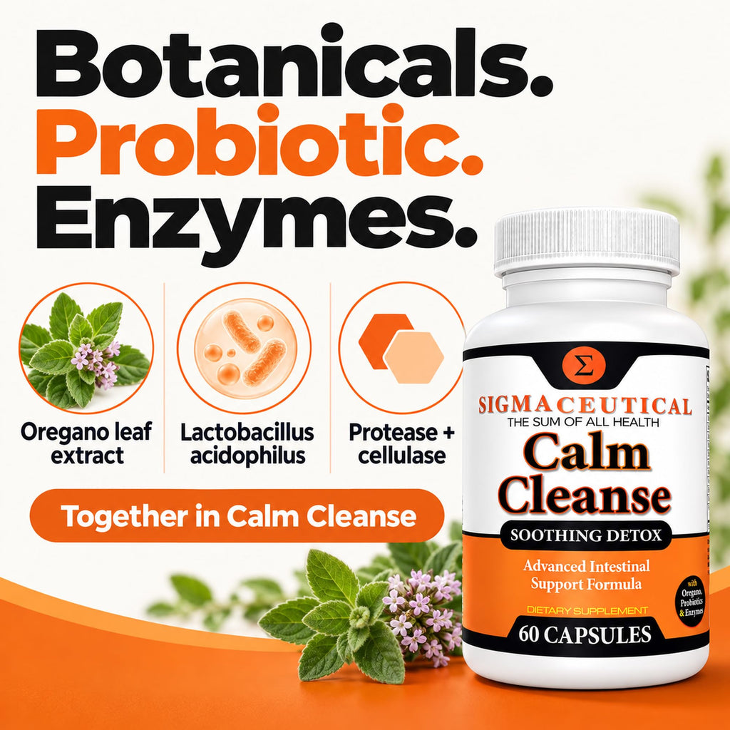 Sigmaceutical Calm Cleanse Detox Support - 60 Capsules - image 5