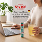 Swiss Imports Effervescent Magnesium + B Complex Dietary Supplement