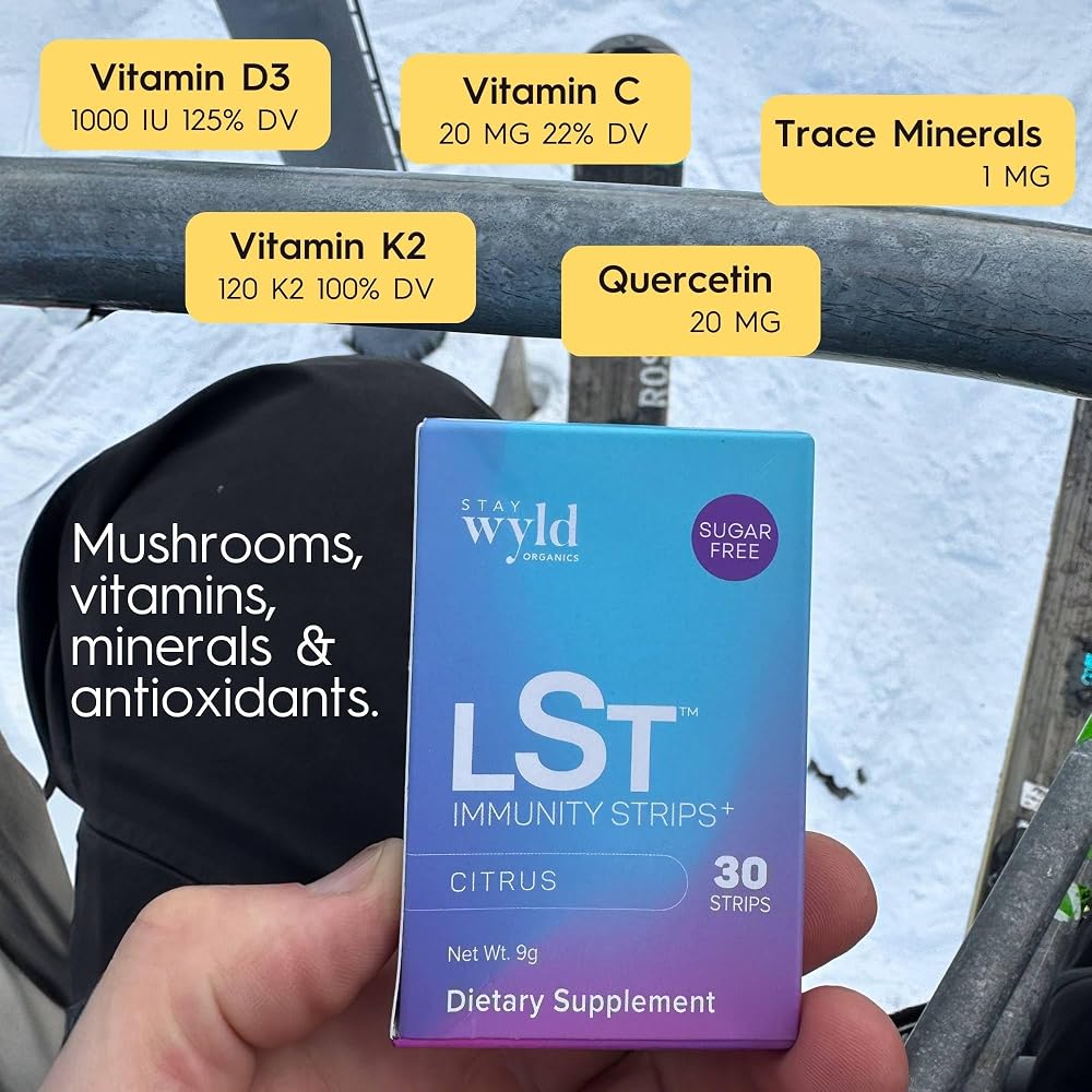 Stay Wyld Organics Immunity Strips Mushroom Blend - 30 Strips - image 5
