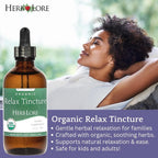 Herb Lore Relax Tincture Organic Herbal Extract - 4 fl oz - image 2