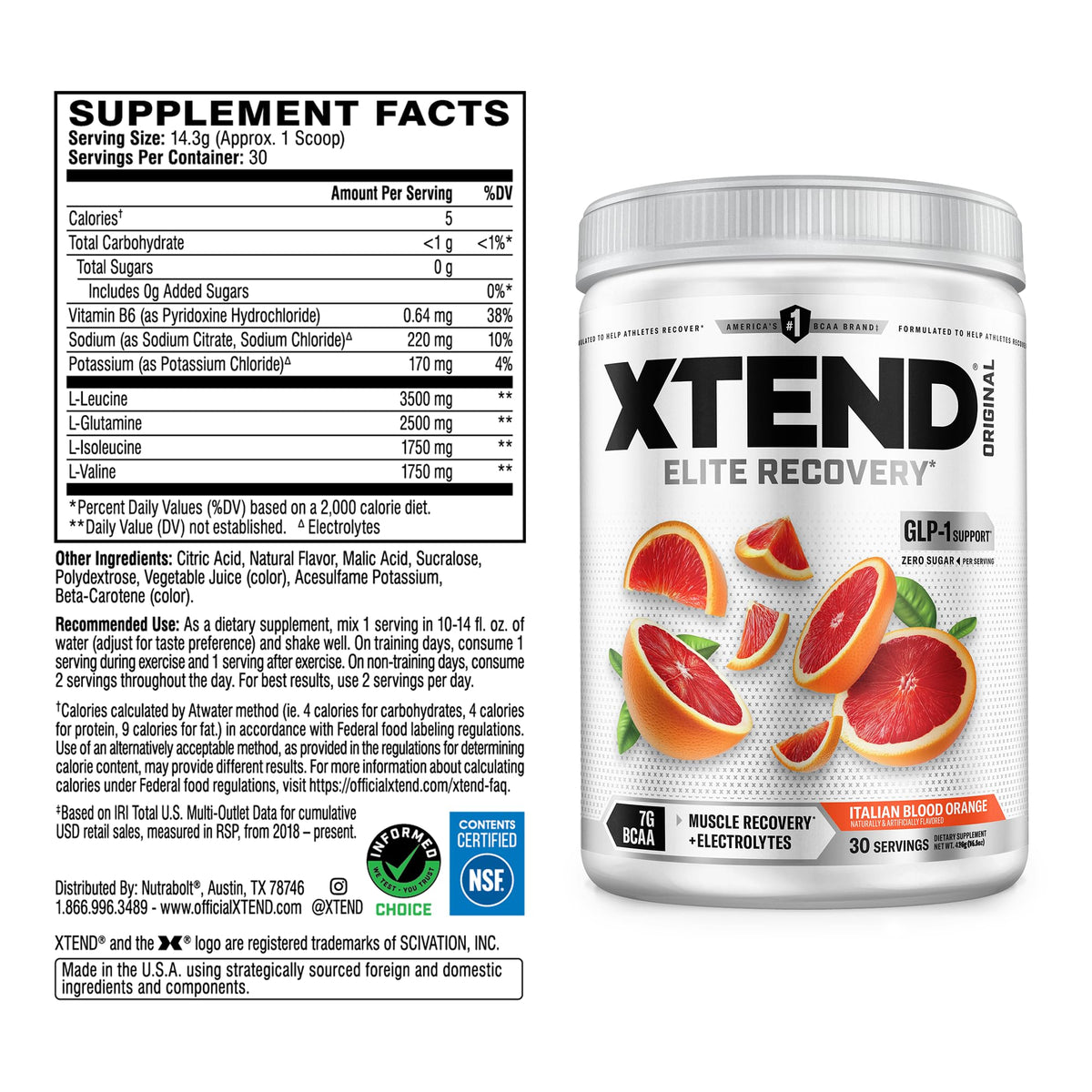 XTEND BCAA Powder