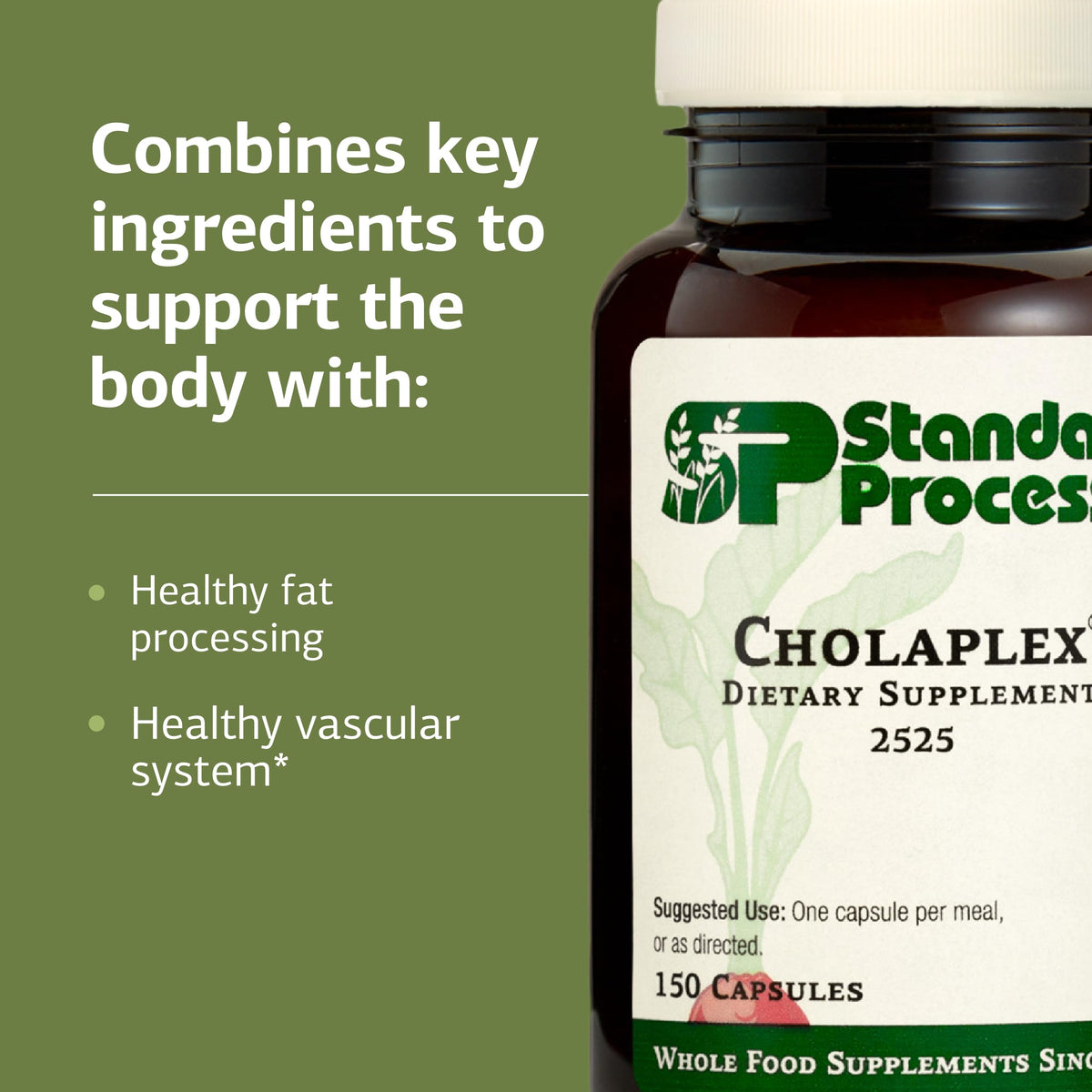 Standard Process Cholaplex Heart & Liver Support - 150 Capsules - image 4