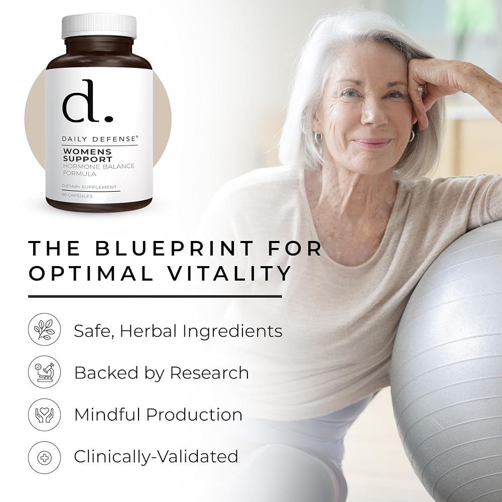 Daily Defense Menopause Support Supplement - 60 Capsules - image 7