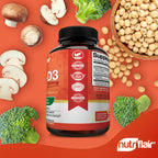 NutriFlair Vitamin D3 + K2 5000 IU Plant-Based - 90 Capsules - image 4