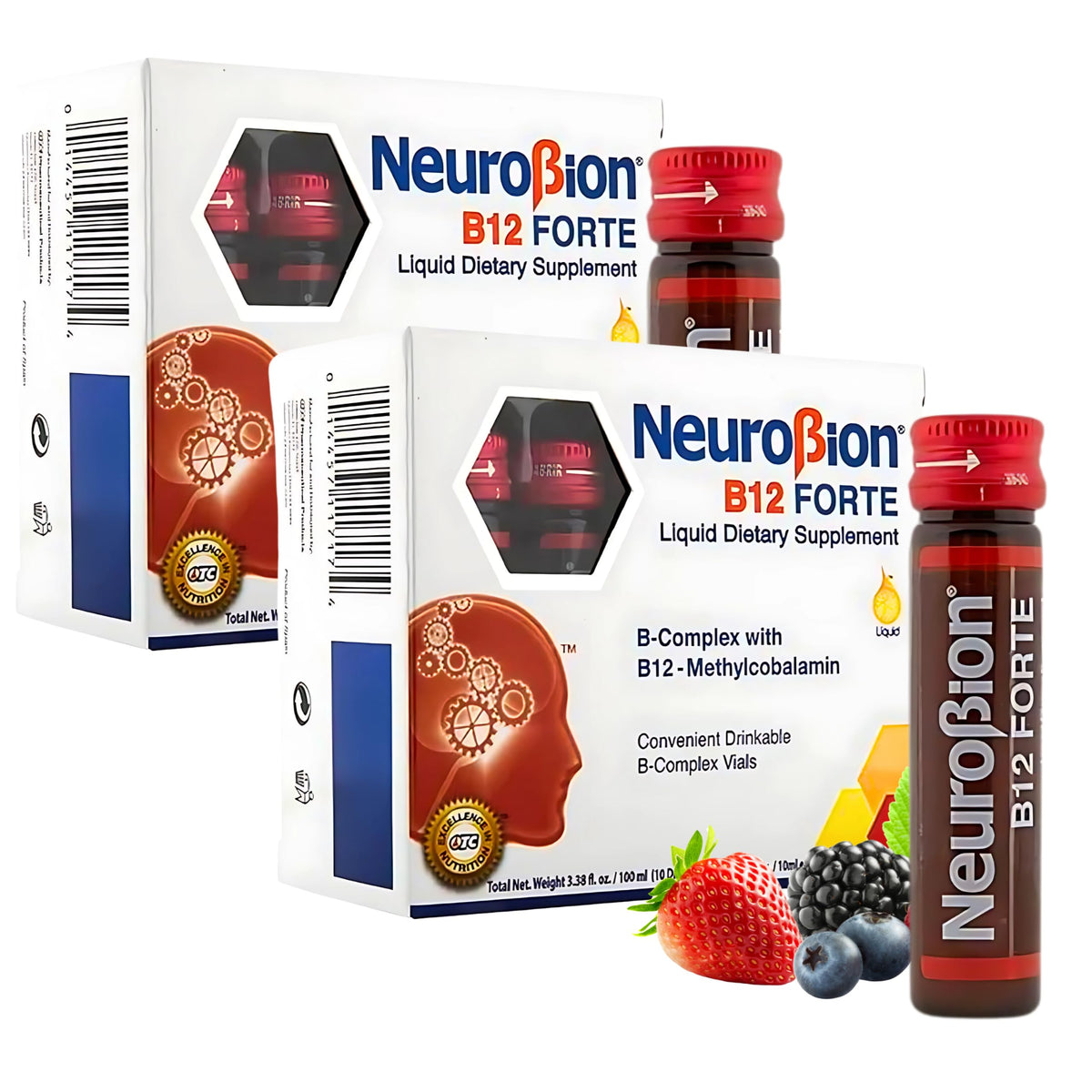 Galreryin Neurobion Forte Vitamin B12 Complex Liquid Shots - 20 Vials