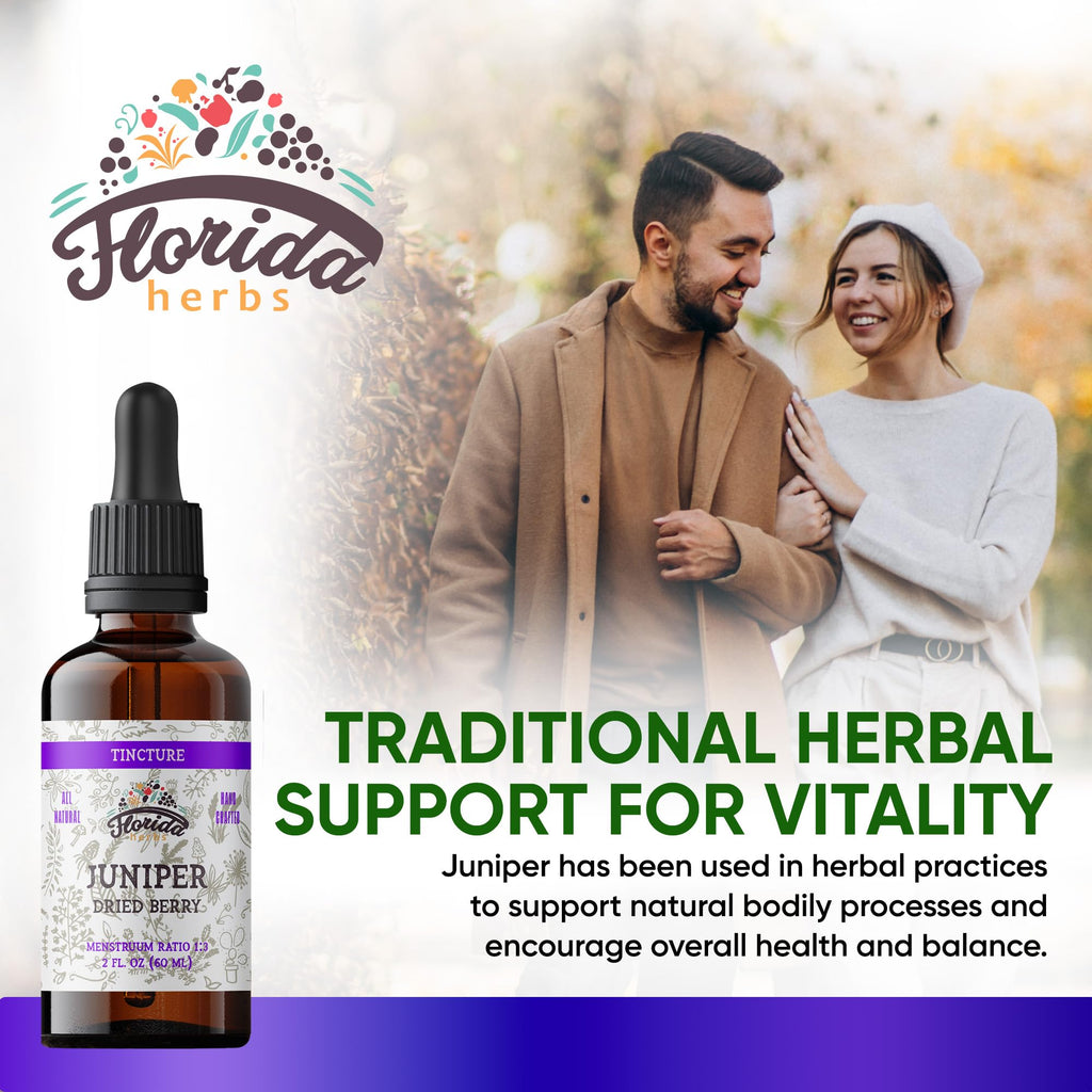 FLORIDA HERBS Juniper Berry Extract Tincture Alcohol-Free - 2 oz - image 2