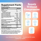 Hunny Bunny Hair Skin and Nails Vitamins Gummies - 60 Count - image 2