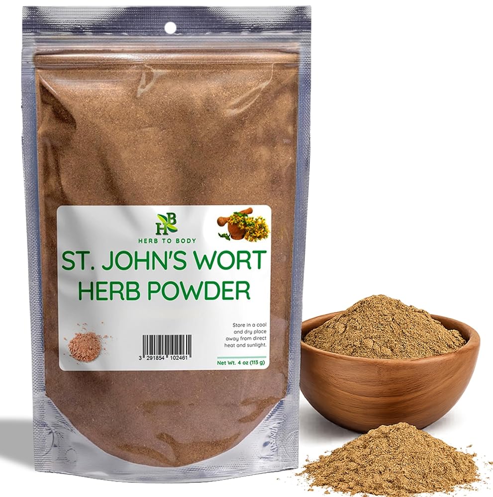 Herb To Body St. John's Wort Herb Powder - 4 oz