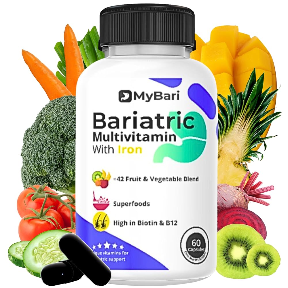 MyBari All-in-One Bariatric Multivitamin with Iron - 60 Capsules