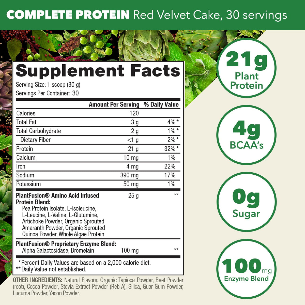 PlantFusion Complete Plant-Based Protein Powde