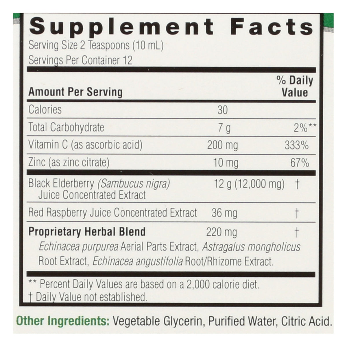 Nature's Answer Sambucus Black Elderberry Extract Immune Support - 4 fl oz - image 4